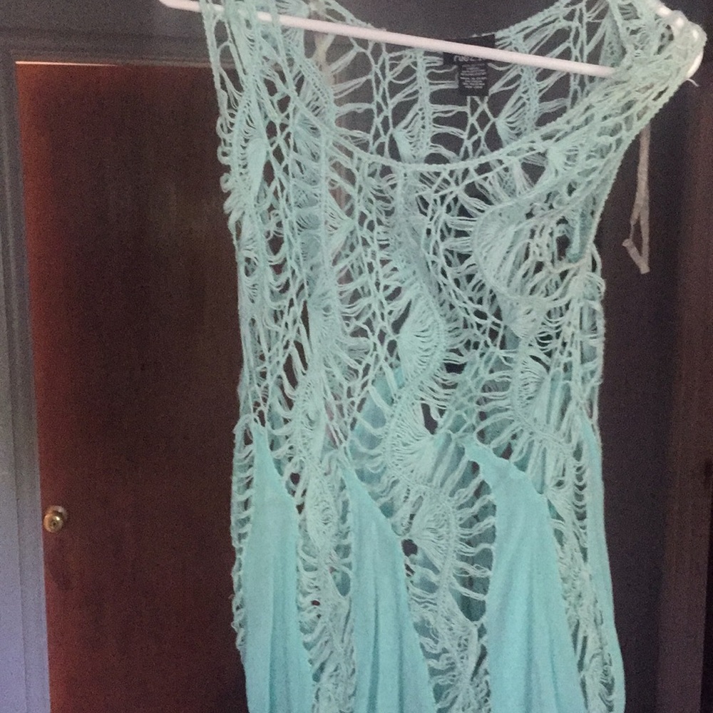 Baby blue tank top